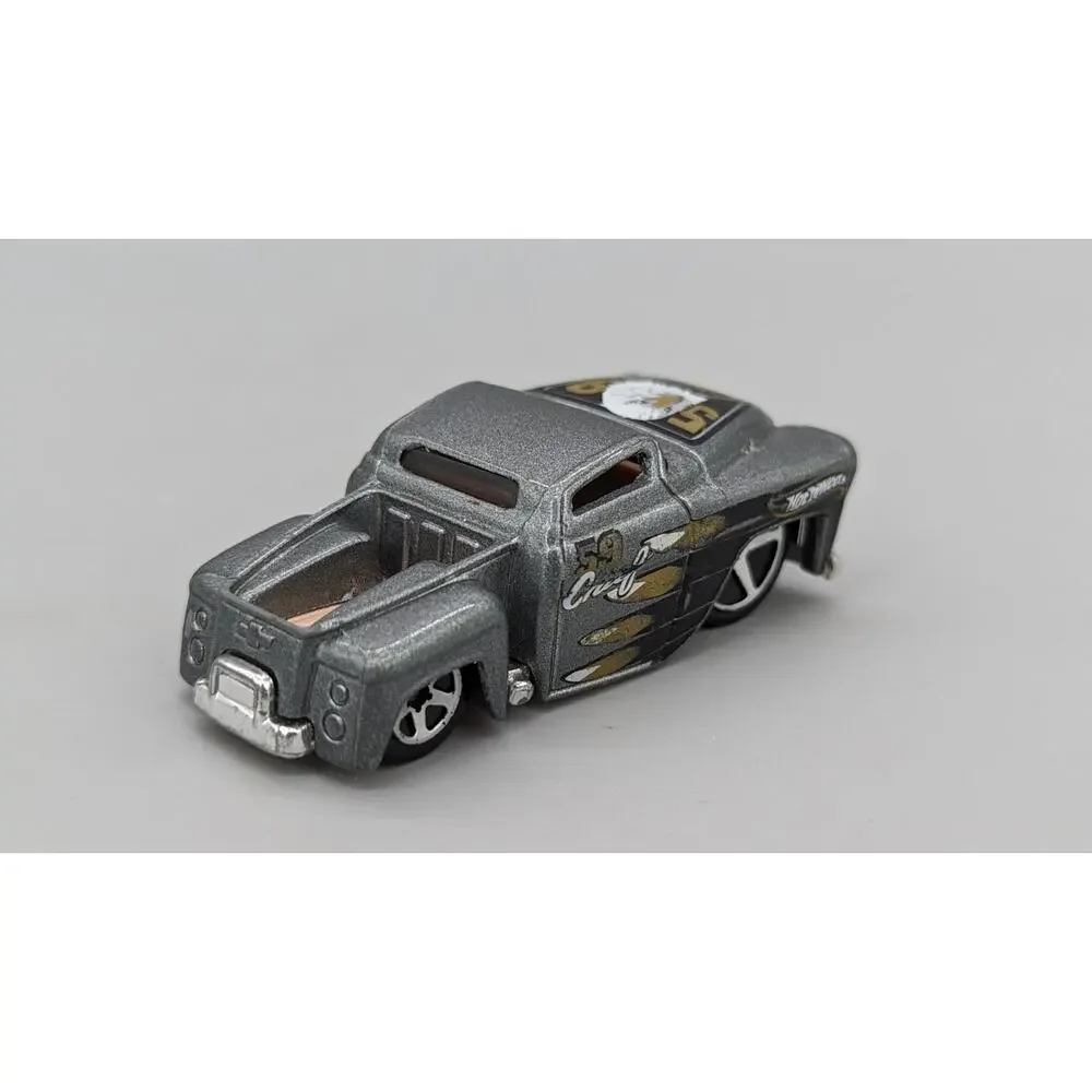 Mattel Hot Wheels 59 Chevy Chief 2003 Malaysia Diecast Truck Grey 1:64